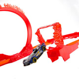 Hot Wheels Track Builder Flame Stunt Set