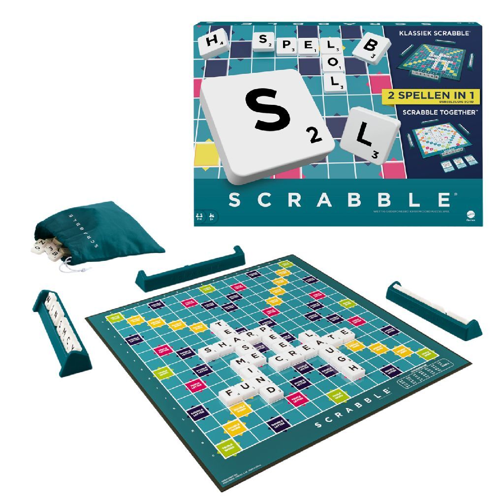 Mattel Scrabble 2in1 Board Spill