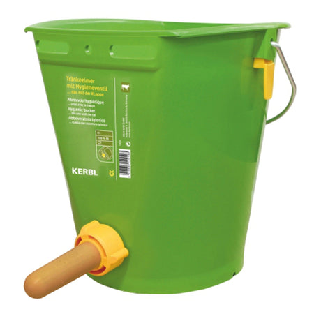 Kerbl Produkte Kälbereimer mit Hygieneventil plus Sauger