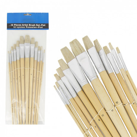 Produkte Malerpinsel-Set flach 12-teilig