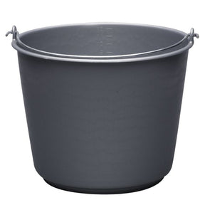 Produkte Baueimer Kunststoff grau 12l
