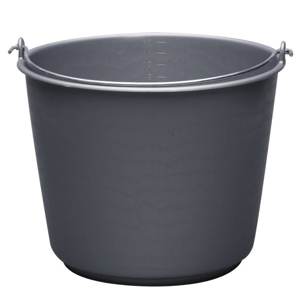 Produkte Baueimer Kunststoff grau 12l