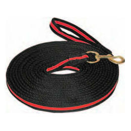 Produkte Longierleine Soft Schwarz Rot 8 00m