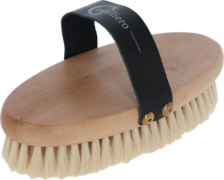 Produkte Pferdebürste mit Holzrücken
