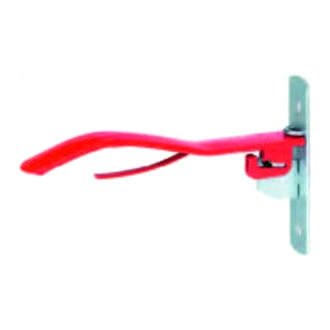 Produkte Sattelhalter flach klappbar rot