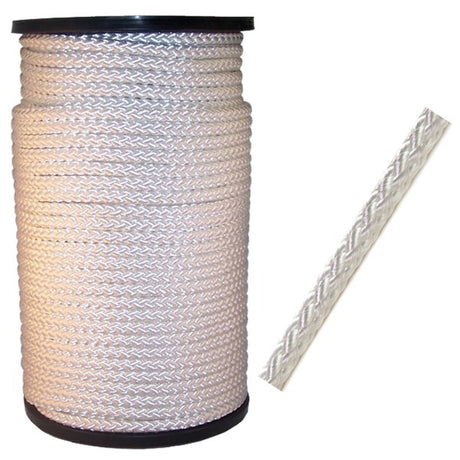 Producten nylon touw wit gevlochten 12mm 200m