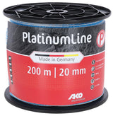 Ako Platinumline Abschreckungsband 20 mm weiß blau 200 m