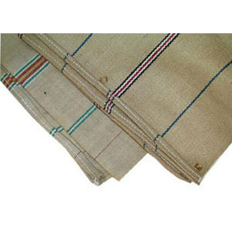 Producten koedek zwaar met ringen jute 115x160 cm