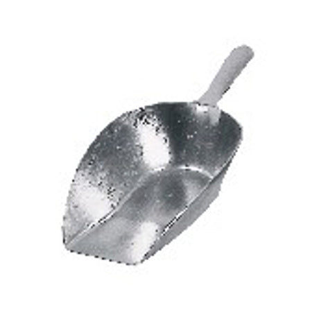 Producten meelschep voerschep aluminium plat 16kg