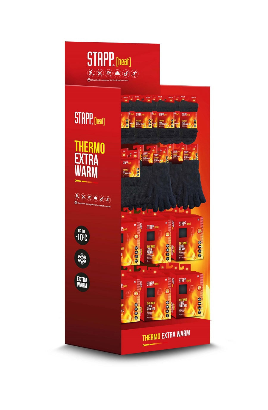 Stapp producten display heat thermoproducten