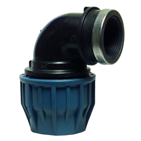 Produkte Knie PE 90 plus Innengewinde 20 mm x 3 4
