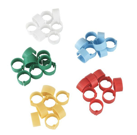 Produkte Kunststoffclip 8 mm gemischte Farben 5x 20 Stück im Blister