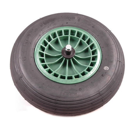 Fort producten wiel 4 80 4 00x8 2ply band kunststof velg groen as 13cm