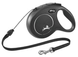 Flexi Retractable Line Classic Cord Schwarz