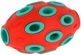 Rugby Toyfastic zum Füllen rot türkis 12 x 75 cm