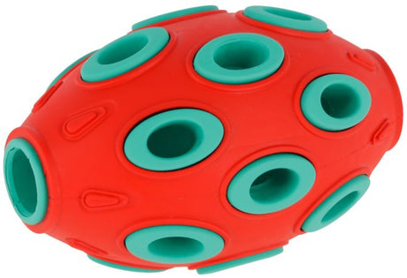 Produkte Rugby Toyfastic zum Füllen rot türkis 12 x 7 5 cm