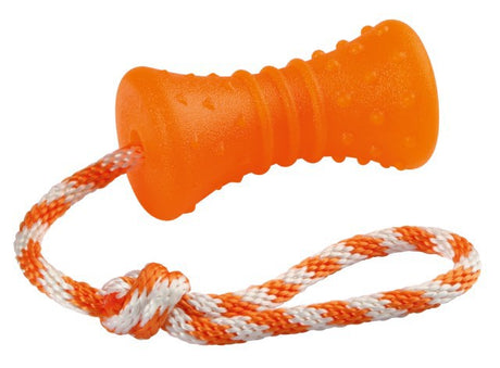 Produkte Knochen am Seil 30cm Toyfastic Orange 12 5x 7cm