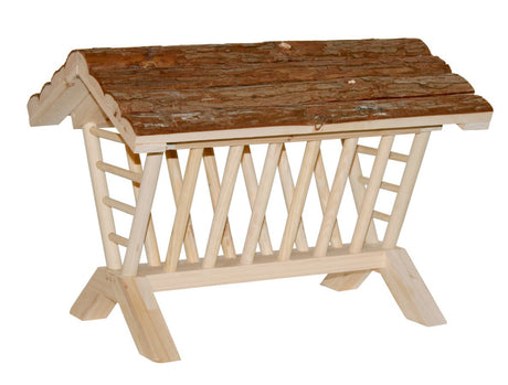 Kerbl Produkte Heuraufe Natur 45 x 32 x 33 cm
