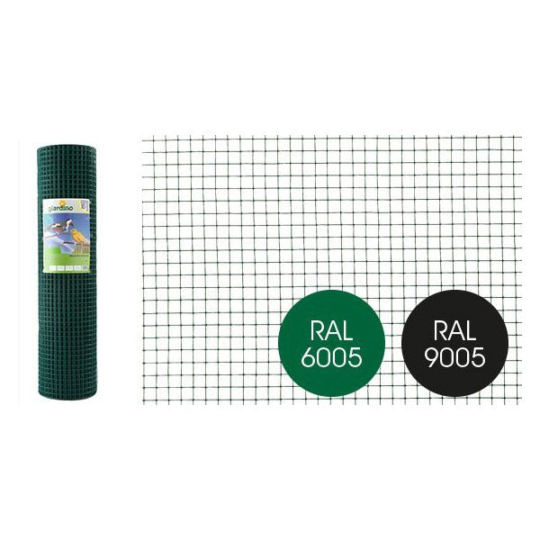 Giardino producten gaas gelast zwart 12 7 1 10 1 01m x 25m