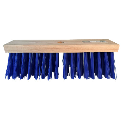 Mm eurotool stalbezem pvc blau zichtbare vezellengte 110mm 36cm fsc
