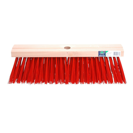 Mm eurotool producten bezem fsc 41cm kunstvezel rood mm