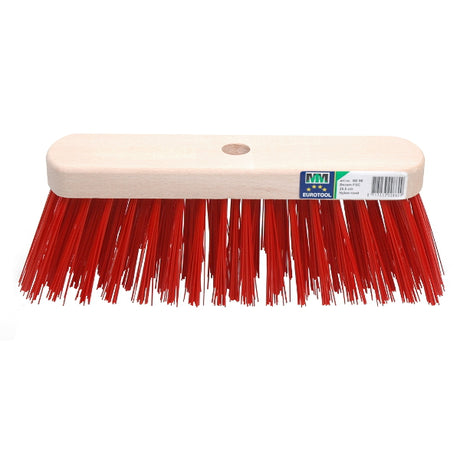 Mm eurotool producten bezem fsc 29cm kunstvezel rood mm