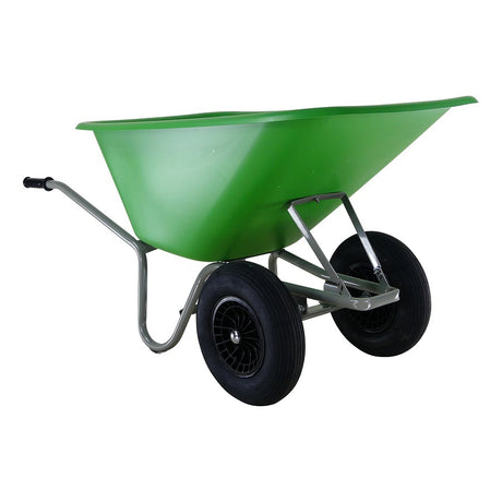 Altrad-Produkte Schubkarre Forza 165l HDPE-Behälter grün 2 Luftreifenrad
