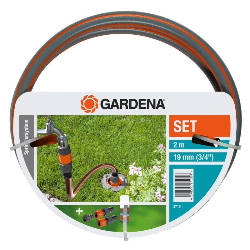 Gardena Profi-System-Anschlussarmatur Hahnstück (grauorange, 2713-20 | für Rohrleitung oder Sprinkleranlage)