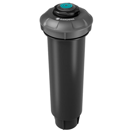 Gardena Versenkregner MD80 Sprinkler (schwarzgrau, Sprühabstand zwischen 3,5 m und 5 m)