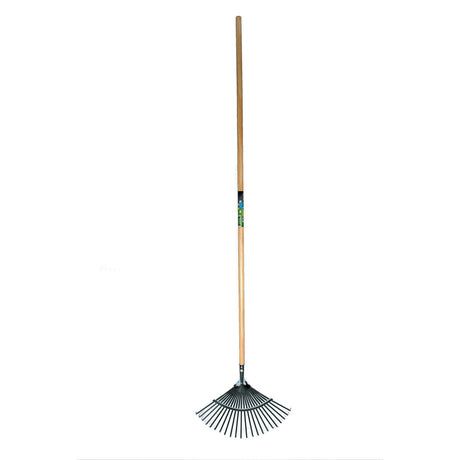 Mm eurotool producten gazonhark mm 22tds platte tand met steel 150cm