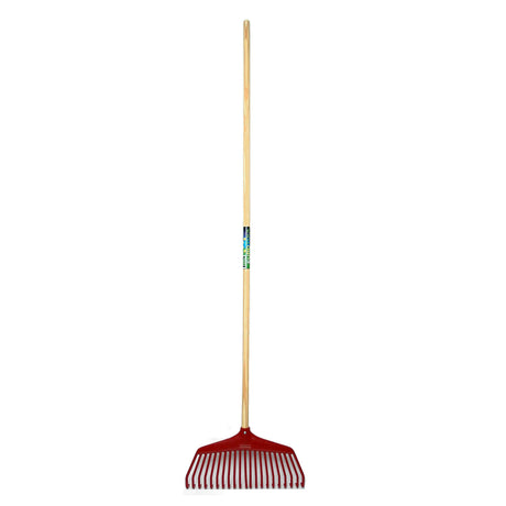 Mm eurotool producten gazonhark nylon fiskars met steel hout 150cm