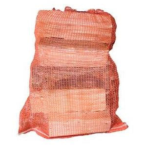Natürlich getrocknetes Brennholz mm im Netzbeutel