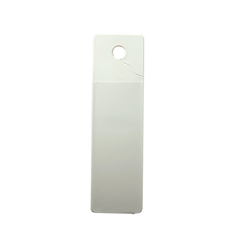 Hängeetikett zum Scannen von Produkten, 110 x 32 mm, weiß