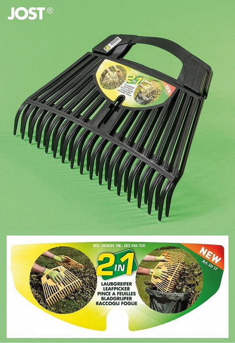 Mm Eurotool Blattgreifer-Set 2 in 1 PP schwarz