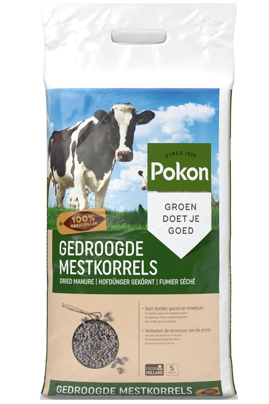Pokon producten gedroogde mestkorrel 5kg