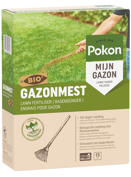 Pokon Products Bio-Rasendünger für 15m2 1kg