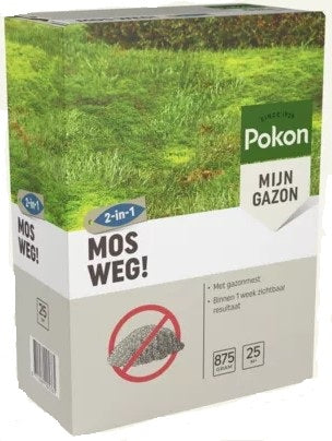 Pokon-Produkte vermoosen 875 g pro 25 m²