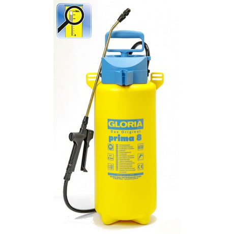 Gloria - prima 8 - 8l Drucksprüher mit Lanze und Messingdüse