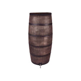 Roto producten regenton slim houten look bruin pluskraan 80l