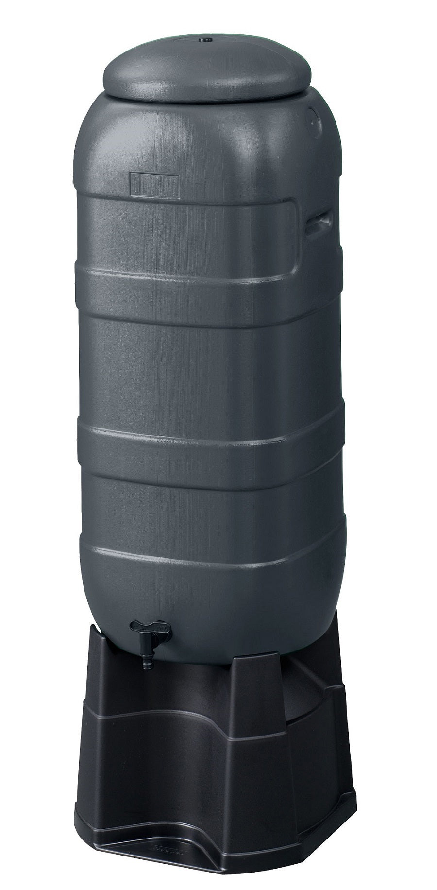 Begreen Products Regentonne komplett 100 Liter Anthrazit plus gratis Boden