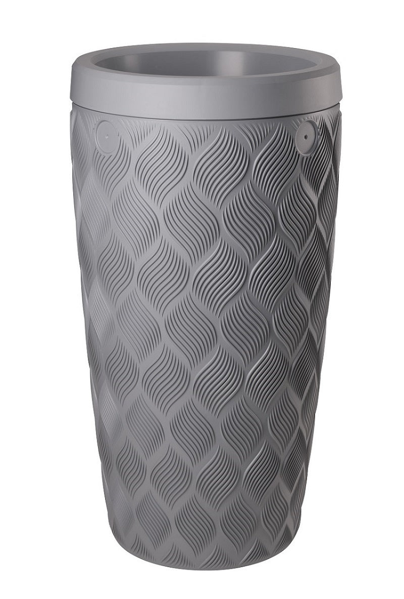 Produkte Regentonne Flow Platinumgrau 240l inkl. Pflanzer
