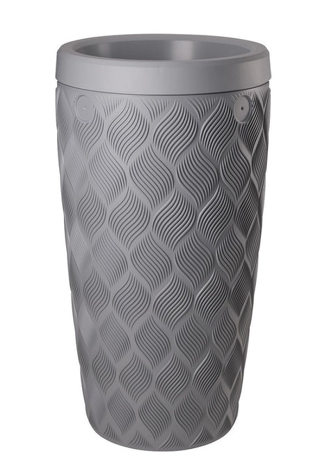 Produkte Regentonne Flow Platinumgrau 240l inkl. Pflanzer