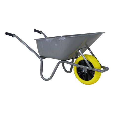 Altrad-Produkte Schubkarre Solid 80 komplett grau lackiert plus Rad