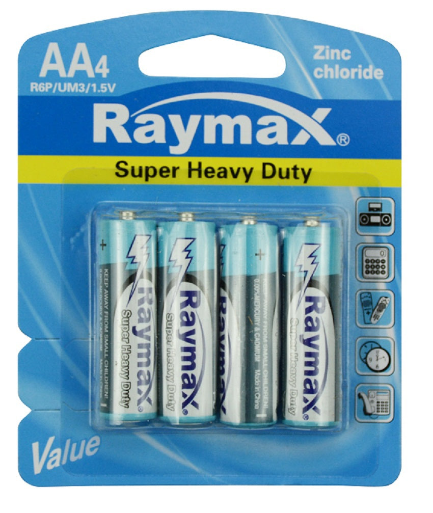 Raymax Batterie Penlite R6P Zink AA15V %c3%a0 4 Stk