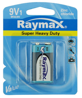 Raymax-Produkte Batterie 6f22p Zink E 9V x1st