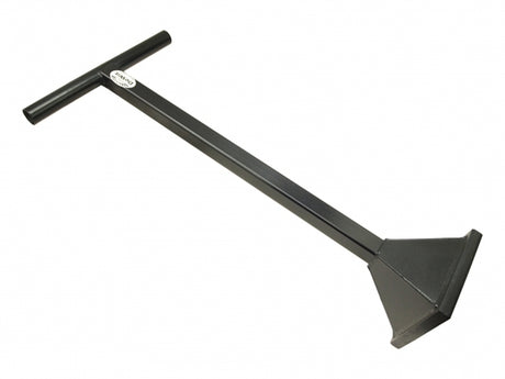 Der weiße Stößel ist komplett aus Stahl gefertigt, Länge 860mm dewhite