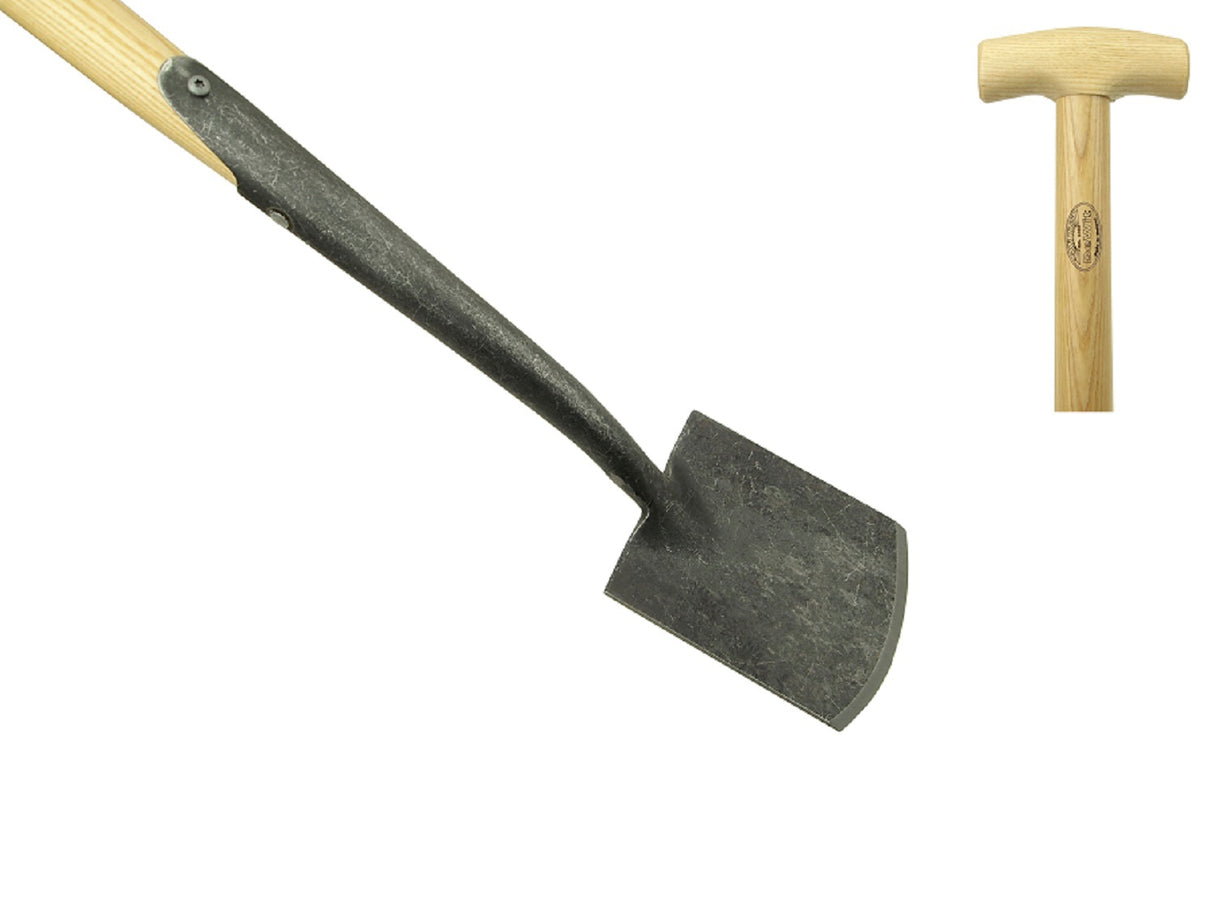 Der weiße Damenspaten mit Schwanenhals-Eschenstiel 75cm dewhite