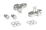 Mirage Kurbelwender mit Edelstahl -Bolzen -Aluminium T6 Silber