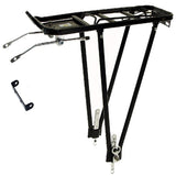 M-Wave Gepäckregal Universal, schwarzes Aluminium 26 28 Zoll (Hanging-Paket)