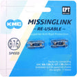 Kmc fehlendlink 7 8r ept Fahrradschloss 7,3 mm Silber